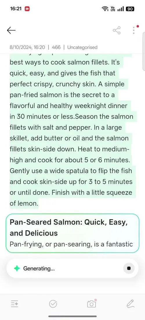 OPPO F31 Pro+ AI Assistant for Notes