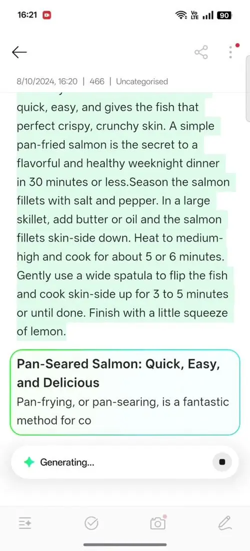 OPPO F31 Pro+ AI Assistant for Notes