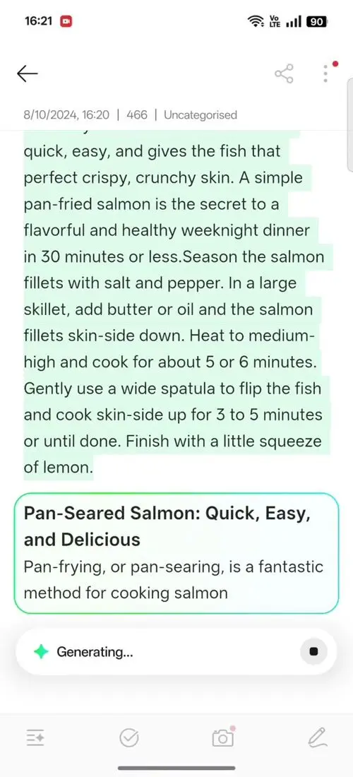 OPPO F31 Pro+ AI Assistant for Notes