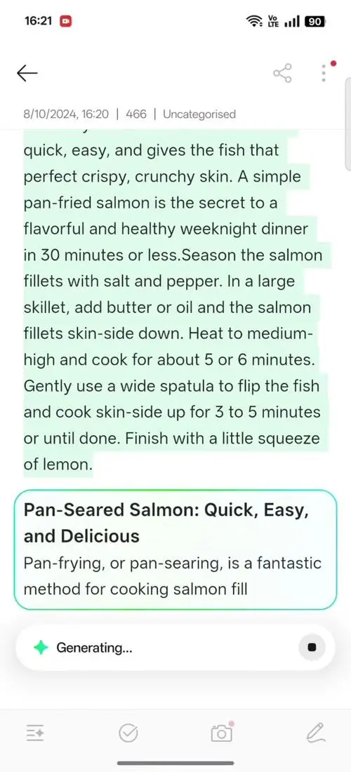 OPPO F31 Pro+ AI Assistant for Notes