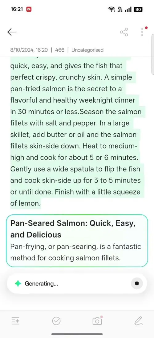 OPPO F31 Pro+ AI Assistant for Notes