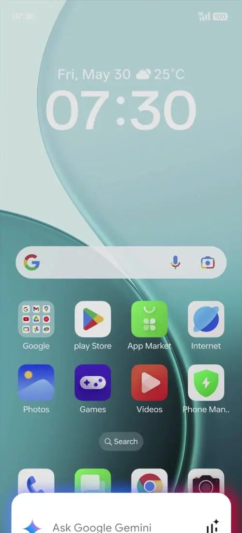 OPPO F31 Pro+ Google Gemini