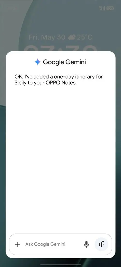 OPPO F31 Pro+ Google Gemini