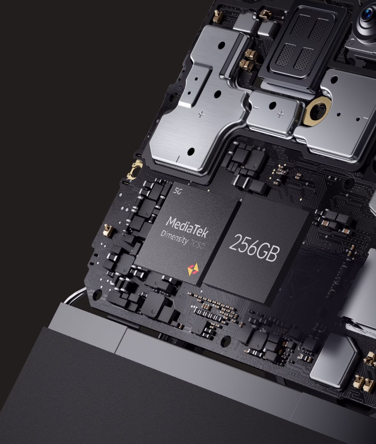 MediaTek Dimension 7050 وذاكرة قراءة كبيرة بسعة 256 جيجابايت