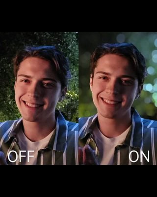 Bokeh Flare Portret-Nacht