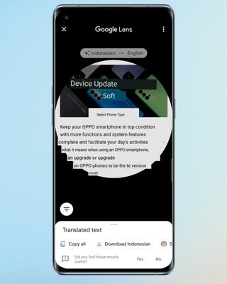 لقطة شاشة حرة مع الترجمة الفورية
