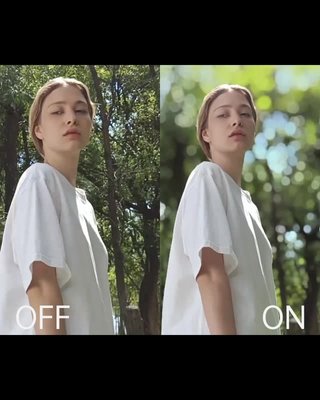 Bokeh Flare Portrait-Daytime