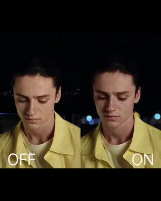 Bokeh Flare Portrait-Nighttime