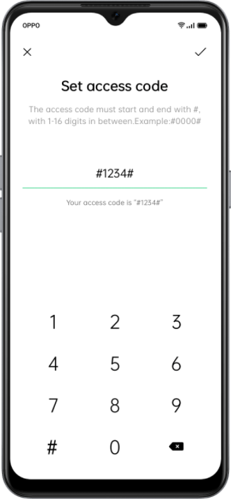 OPPO F17 Set a Privacy Password to lock and hide apps