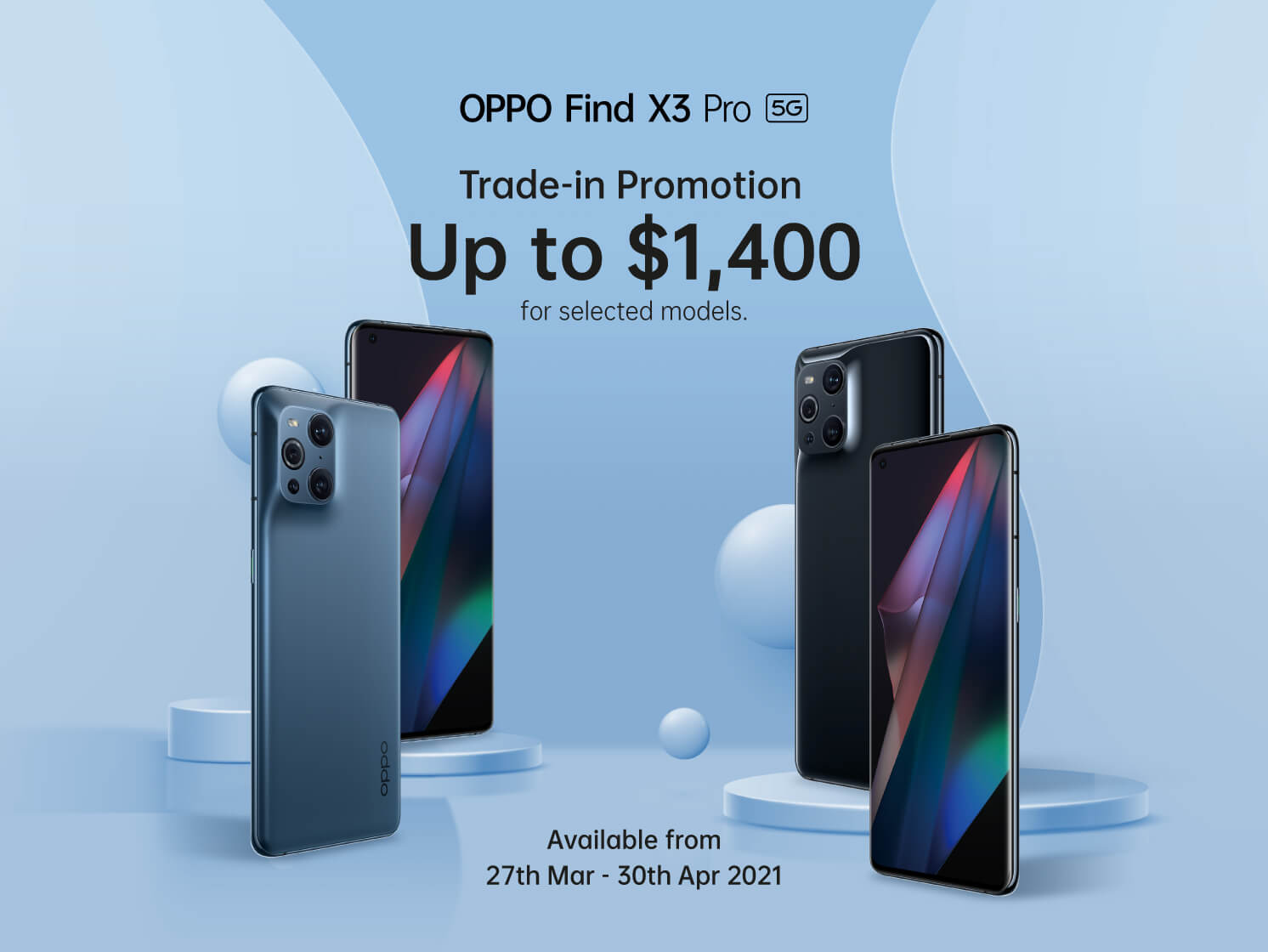 Find X3 Pro 5G Tradein Promotion OPPO Singapore