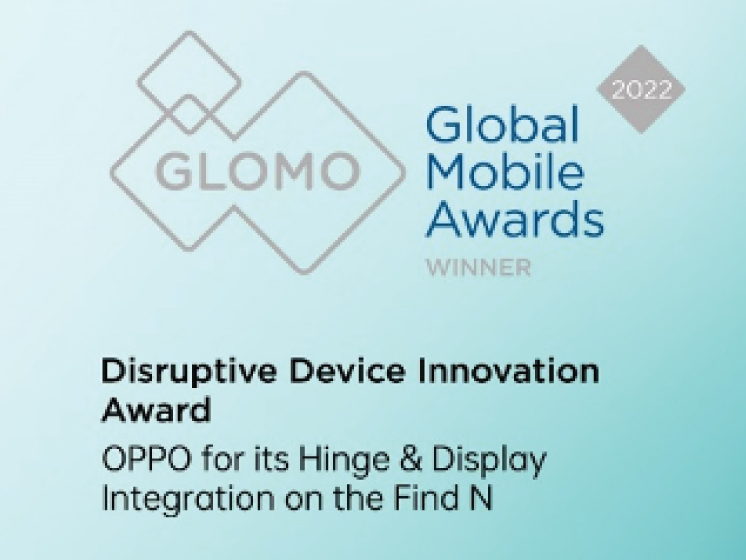 OPPO Wins “Disruptive Device Innovation” at GLOMO Awards 2022