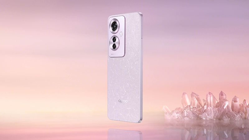 A white cell phone with two cameras Description automatically generated