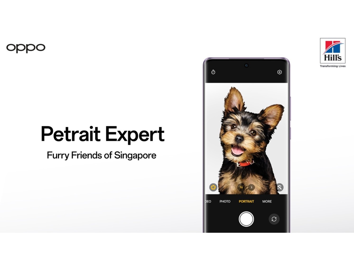 OPPO Singapore launches new campaign, Petrait Expert, to call on people to care more about their pets