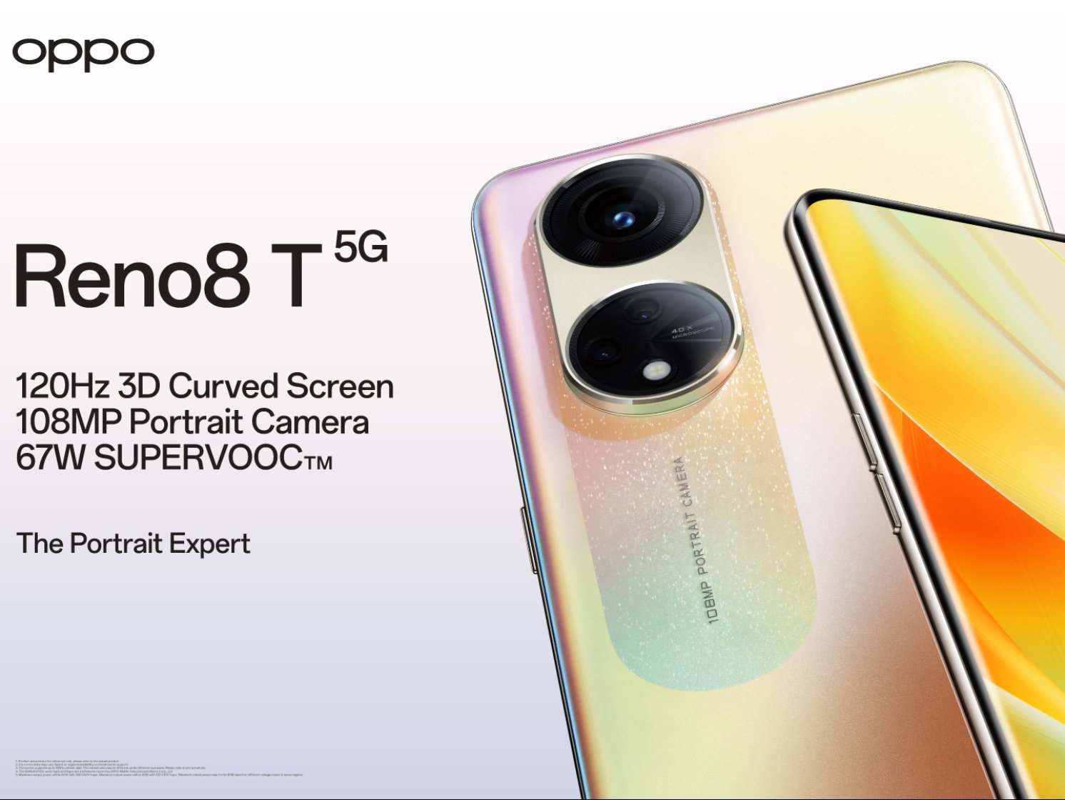  OPPO Launches first mobile phone with 108MP Portrait Camera - Reno8 T 5G in Singapore for a Flagship Experience