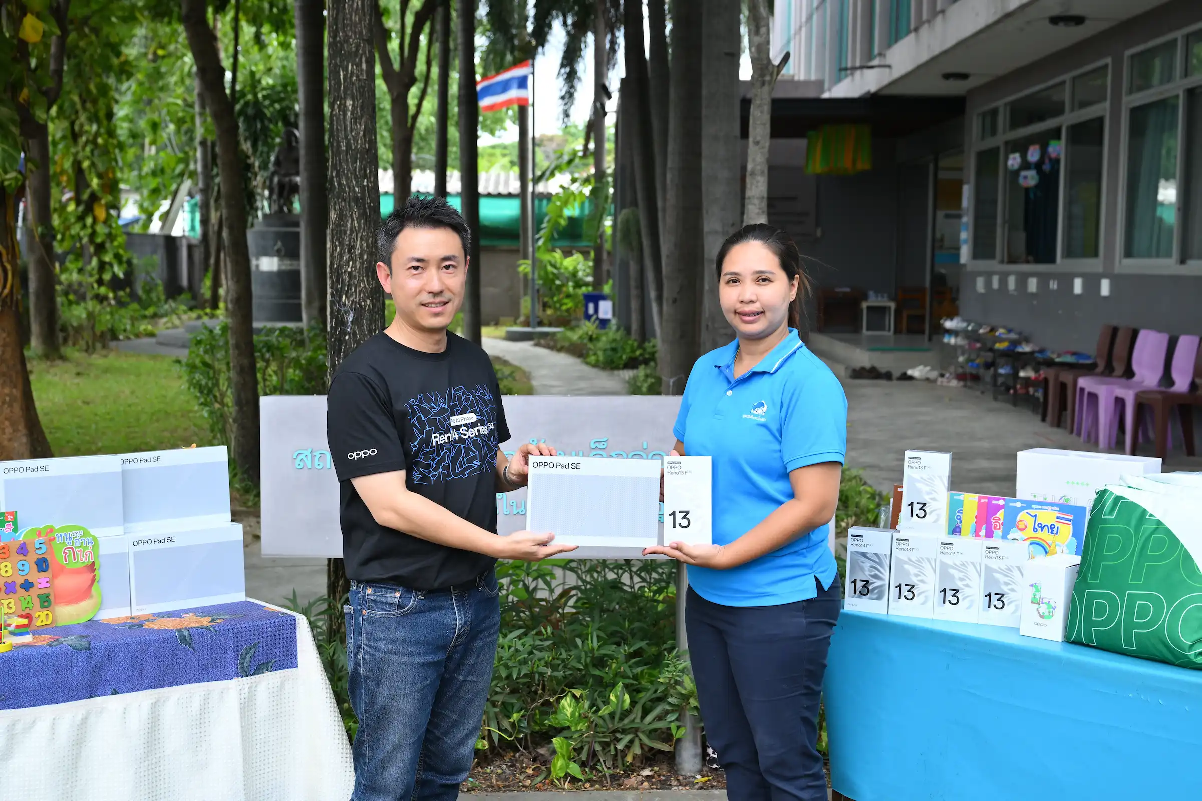 OPPO ร่วมสร้างสรรค์ช่วงเวลาพิเศษ บริจาคอุปกรณ์เทคโนโลยี สิ่งของจำเป็น