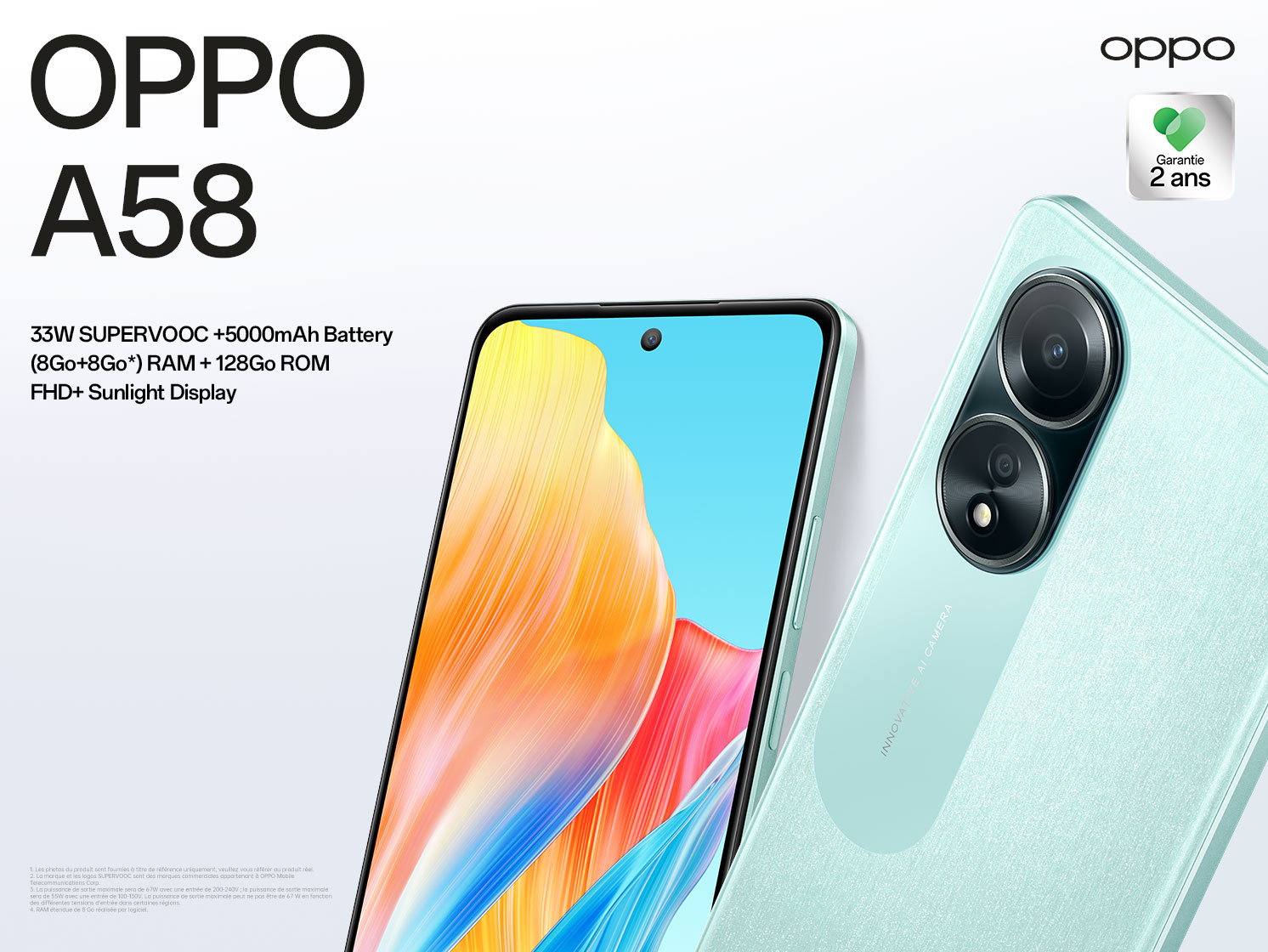 Le nouveau smartphone OPPO A58 bientôt en Tunisie
