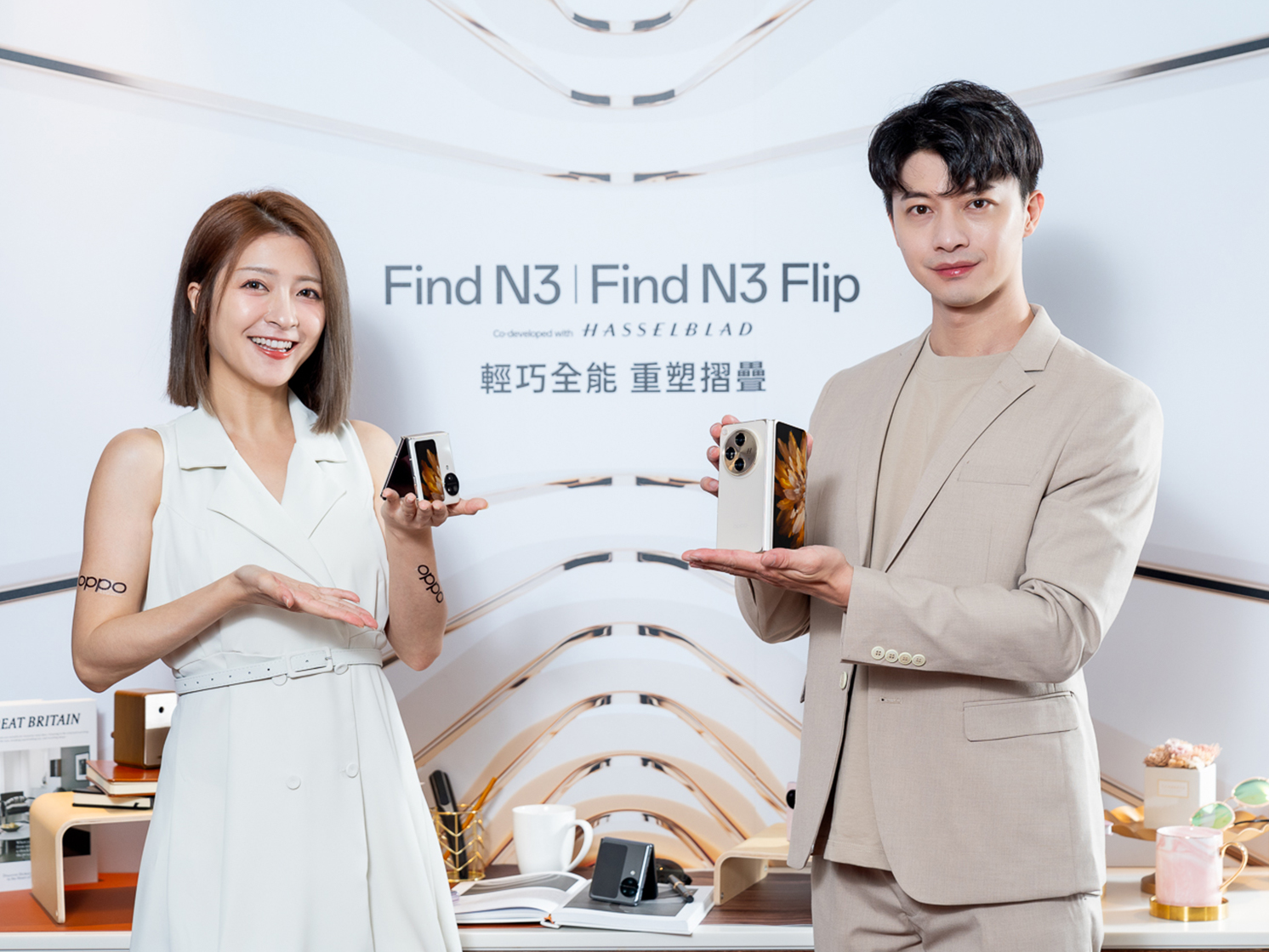 OPPO新一代摺疊機Find N3｜Find N3 Flip強勢來襲！ 全方位頂規改寫市場 迎接摺疊手機新世代