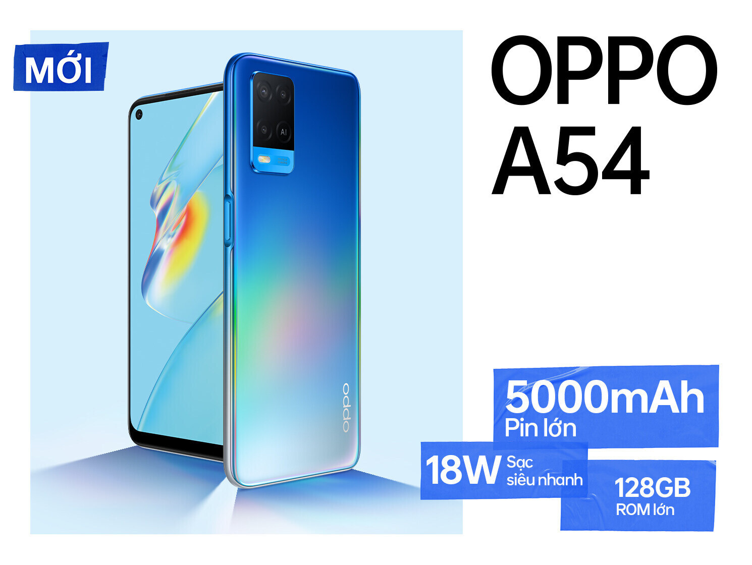 OPPO A54 là chiếc điện thoại mới đang được rất nhiều người mong đợi. Với thiết kế sang trọng và tính năng mạnh mẽ, chiếc điện thoại này sẽ làm bạn thỏa mãn mọi nhu cầu đa phương tiện. Hãy xem hình ảnh liên quan để khám phá tất cả những gì OPPO A54 có thể mang đến cho bạn.