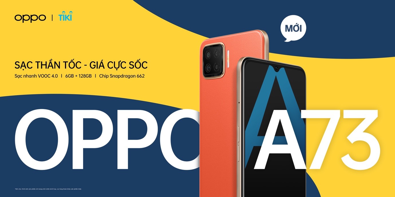OPPO A73 chính thức lên kệ tại Việt Nam: Sạc thần tốc – Giá cực sốc