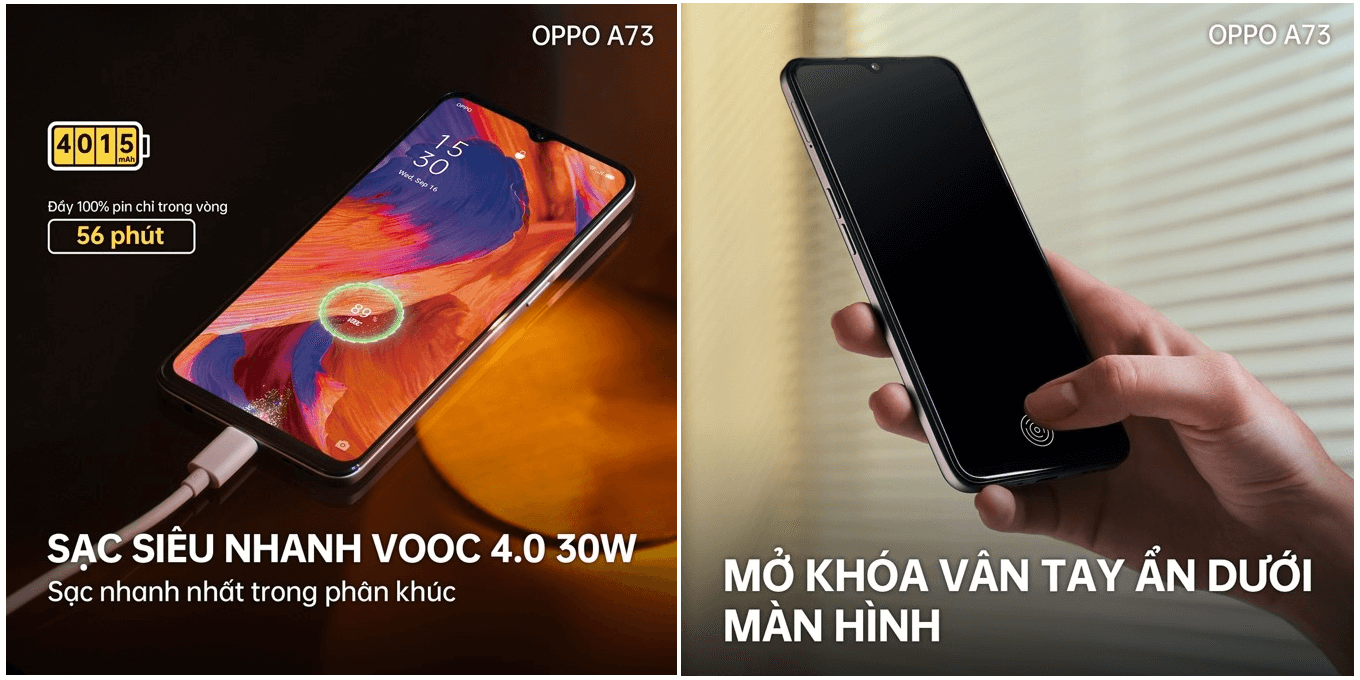 OPPO A73 chính thức lên kệ tại Việt Nam: Sạc thần tốc – Giá cực sốc
