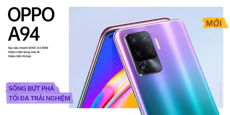 OPPO A94 ch&iacute;nh thức ra mắt tại Việt Nam