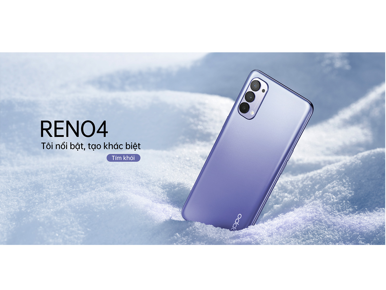 OPPO chính thức giới thiệu Reno4 phiên bản Tím Khói