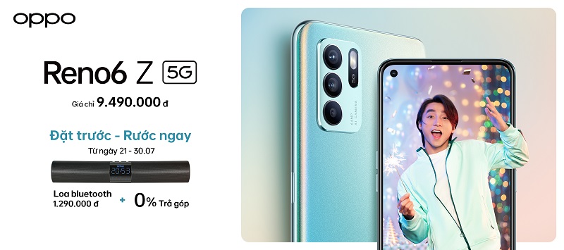 OPPO Reno6 Z 5G chính thức ra mắt tại Việt Nam