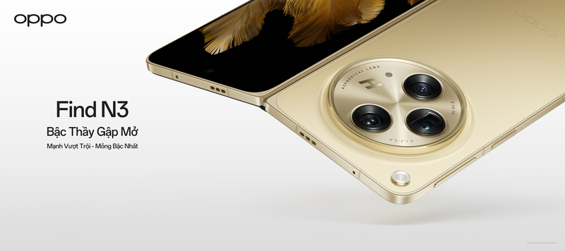 OPPO Find N3 Ra Mắt Nâng Tầm Chuẩn Mực Mới Điện Thoại Gập