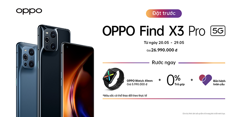 OPPO Find X3 Pro 5G chính thức ra mắt tại Việt Nam