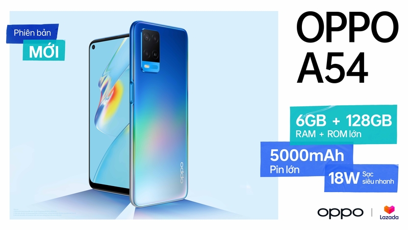 OPPO ra mắt Tai nghe Enco Buds và Điện thoại A54 6GB