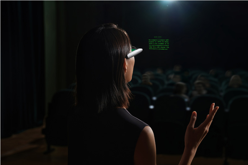 OPPO giới thiệu Air Glass, với thiết kế cánh ve sầu sáng tạo và trang bị máy chiếu siêu nhỏ Spark