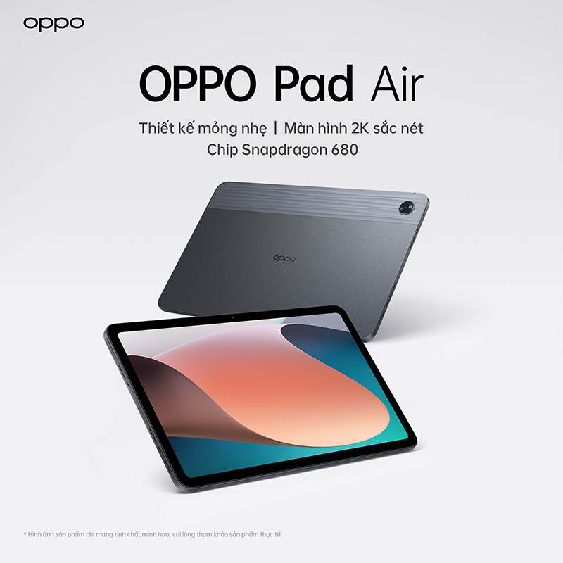 OPPO lần đầu tiên ra mắt máy tính bảng tại Việt Nam, sản phẩm mỏng nhẹ nhất phân khúc