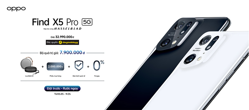 OPPO Find X5 Pro 5G chinh phục từng khoảnh khắc cùng MariSilicon X và huyền thoại Hasselblad