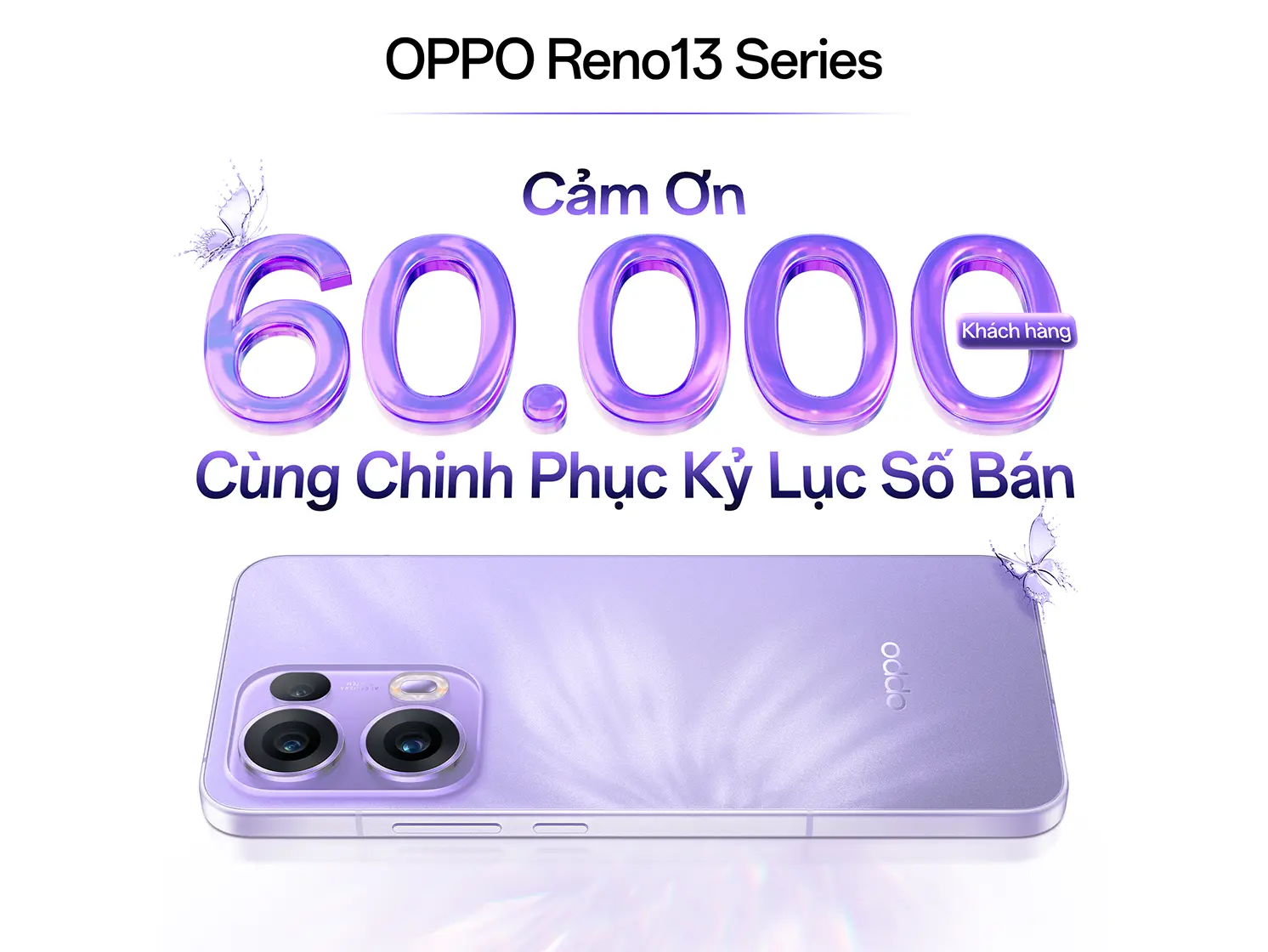 Reno13 Series đạt số bán kỷ lục với hơn 60.000 máy