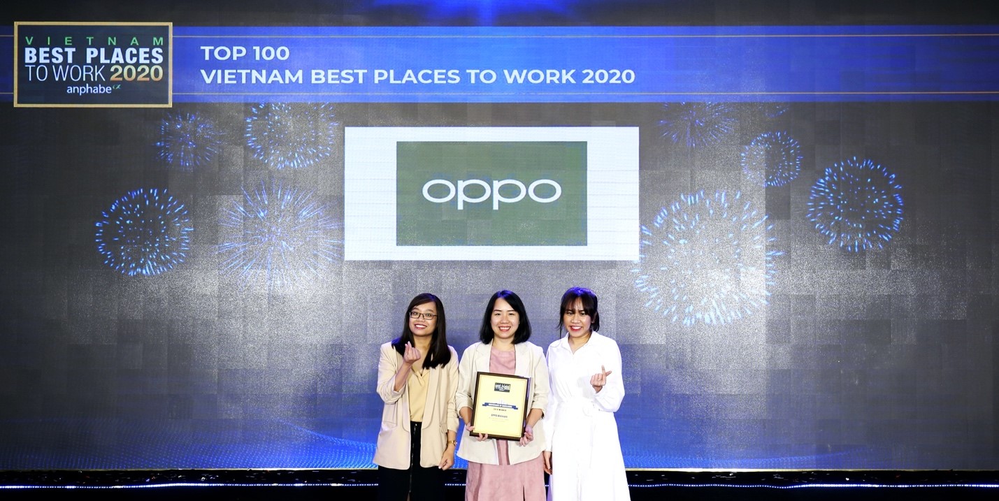 Với những giá trị văn hoá doanh nghiệp tích cực, OPPO Việt Nam 5 năm liền vinh dự nằm trong TOP 100 nơi làm việc tốt nhất Việt Nam