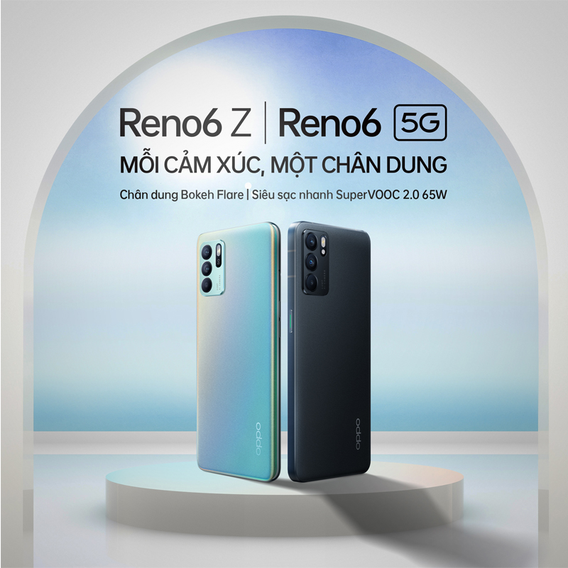 bộ đôi reno6 bạc và đen