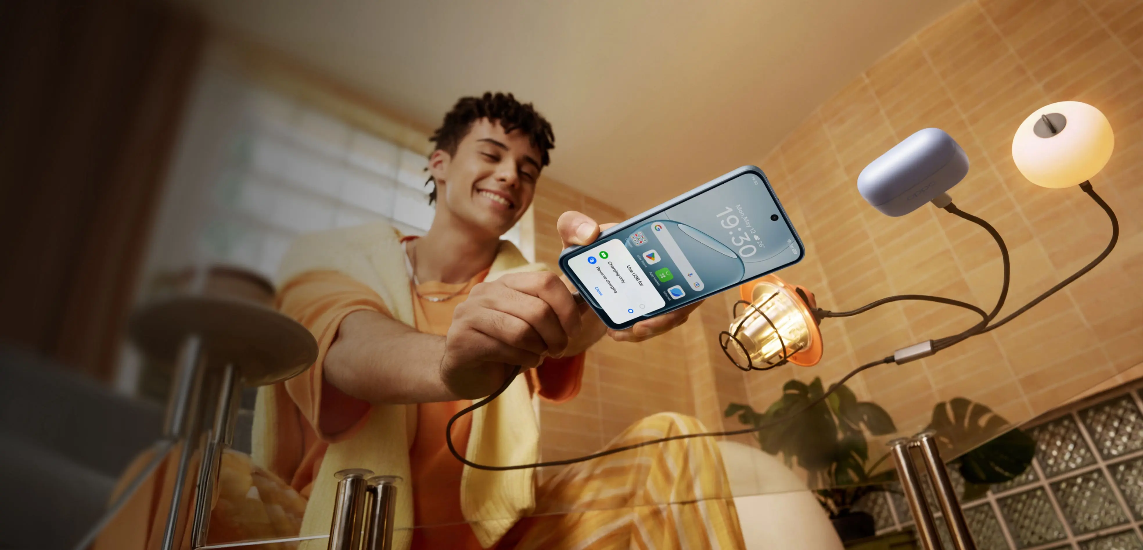 OPPO A6 Pro Reverse Wired Charging