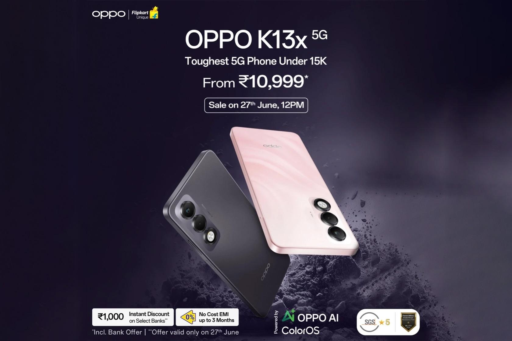 OPPO India Launches K13x 5G