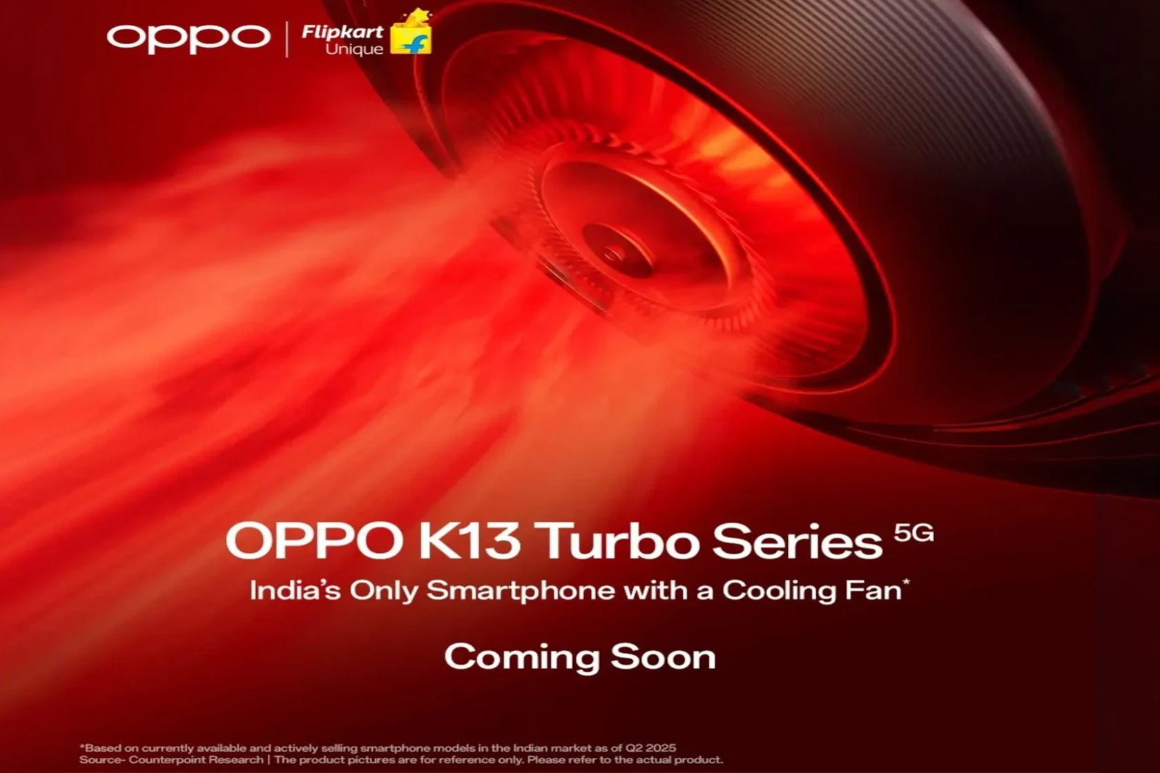 OPPO K13 Turbo Series with a Built-in Cooling Fan