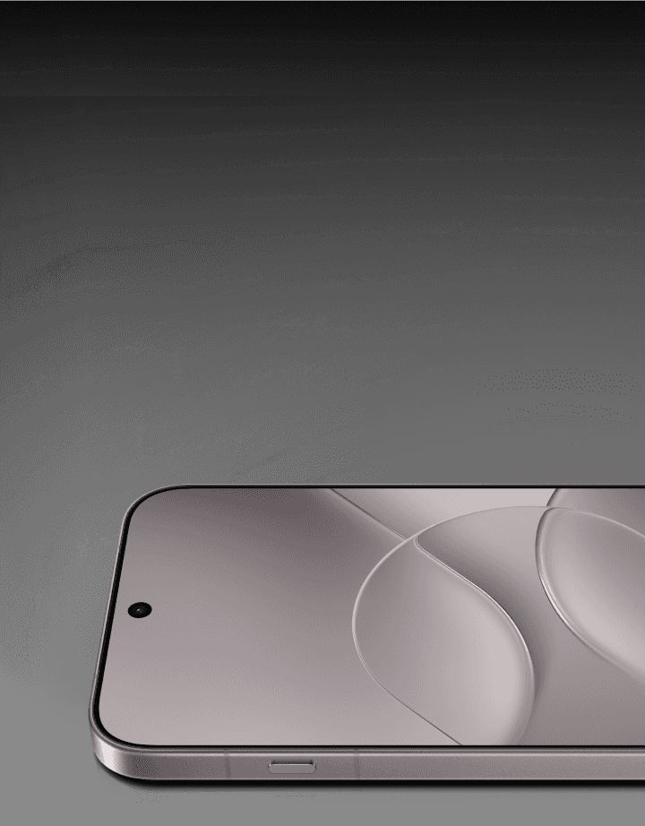 Front view of smartphone, showcasing the New Generation ProXDR Display