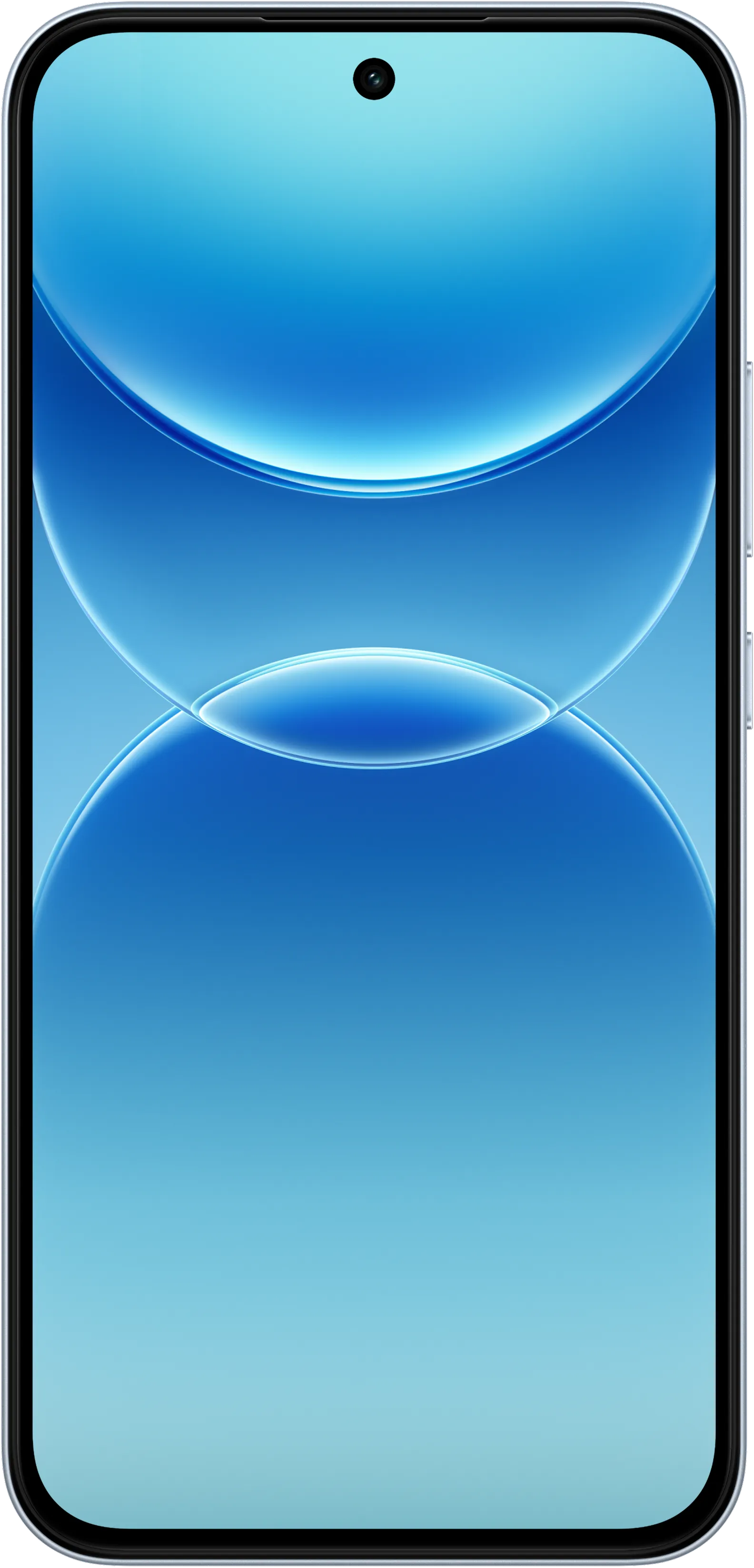Front view of the OPPO A7 Pro 5G showing its display and narrow-edge design