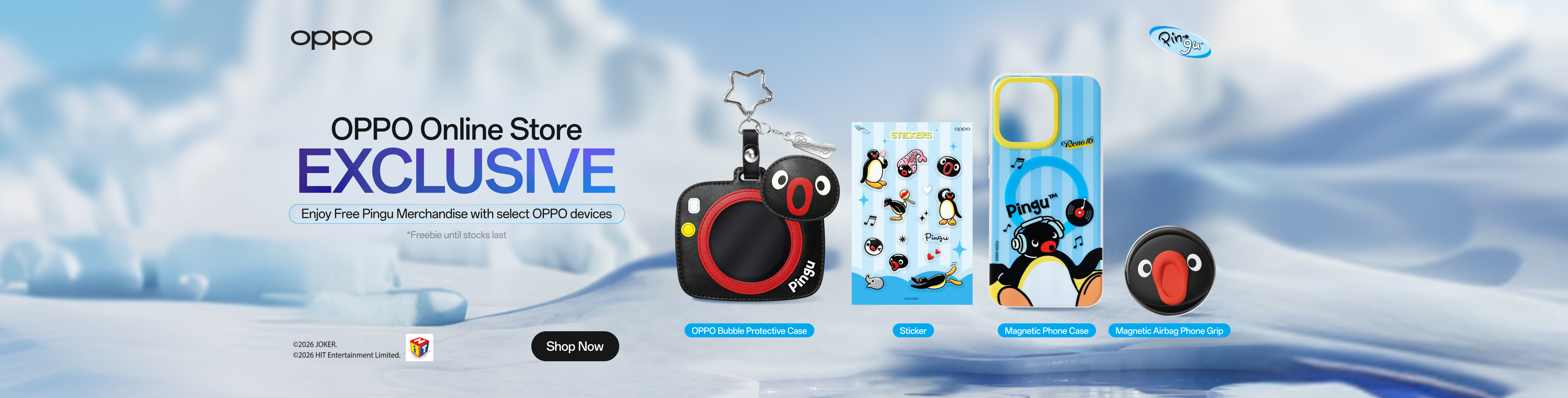 OPPO Online Store Pingu Merch